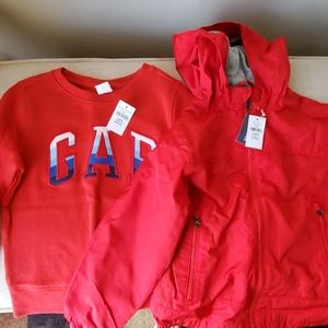 Baby Gap Nylon Jacket and thermal shirt